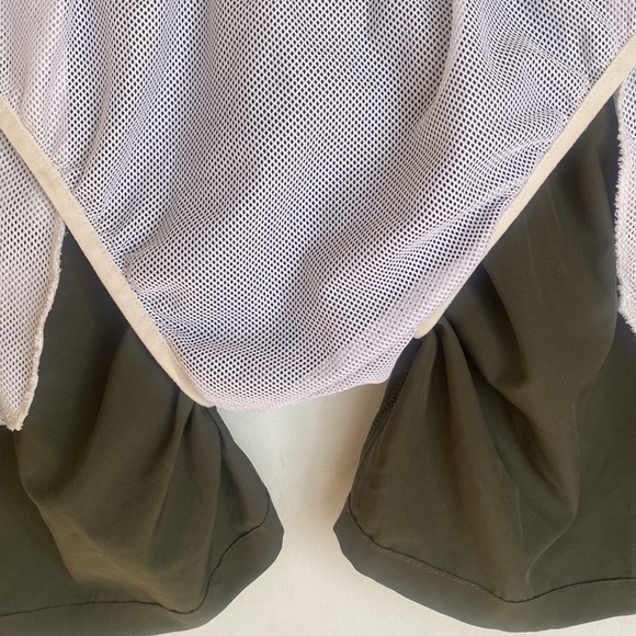 (B47) Blaosn swim shorts in mid length in Color: Army Green, Size 34 - Picture 10 of 11